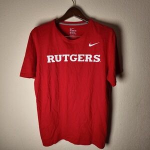 Nike Rutgers Scarlet Knights T-Shirt Mens Extra Large XL‎ College Tee